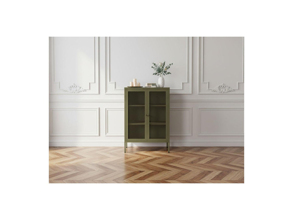 Clara - Buffet Haut 2 Portes - Métal Édition Limitée