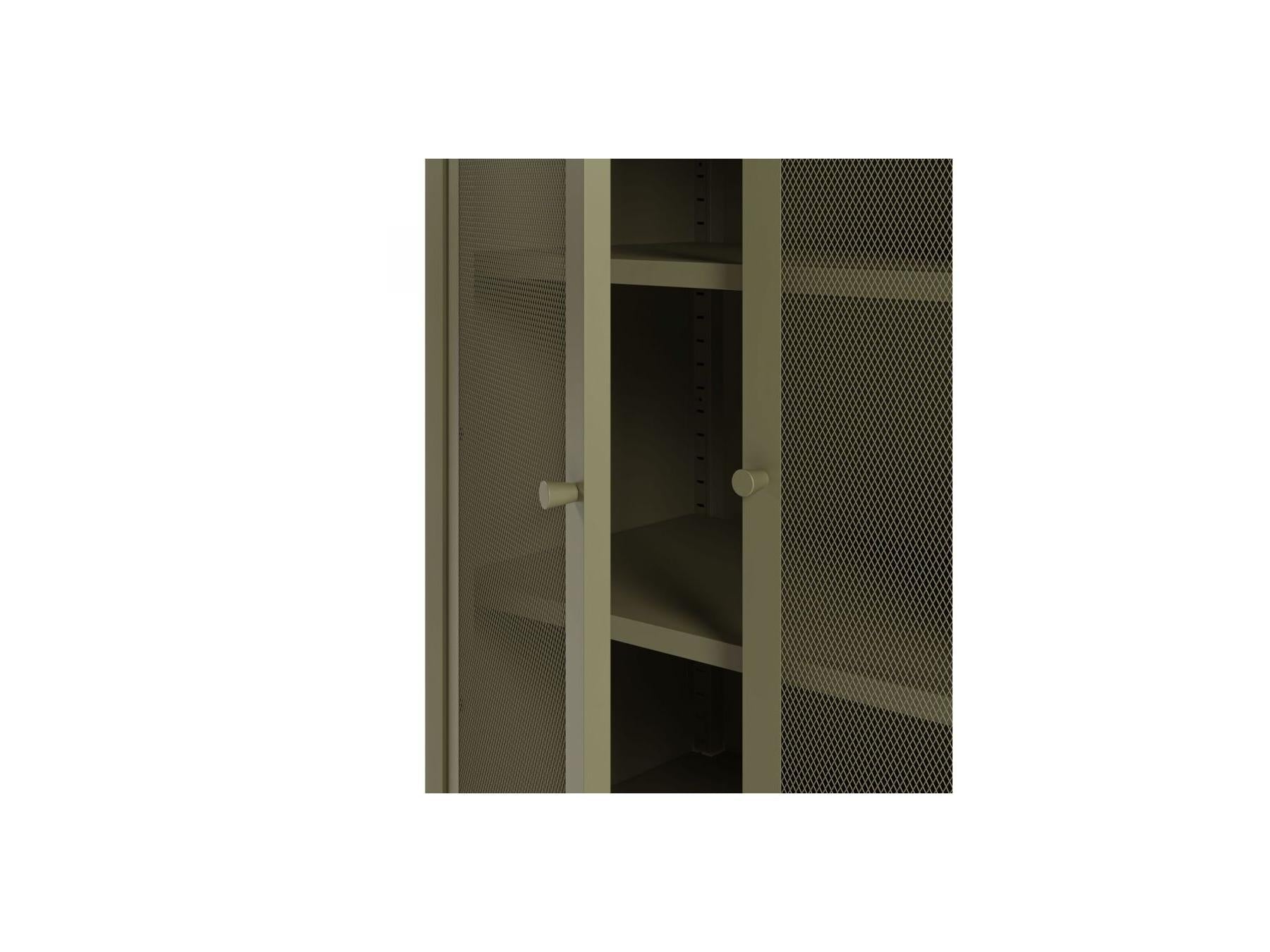 Clara - Buffet Haut 2 Portes - Métal Édition Limitée