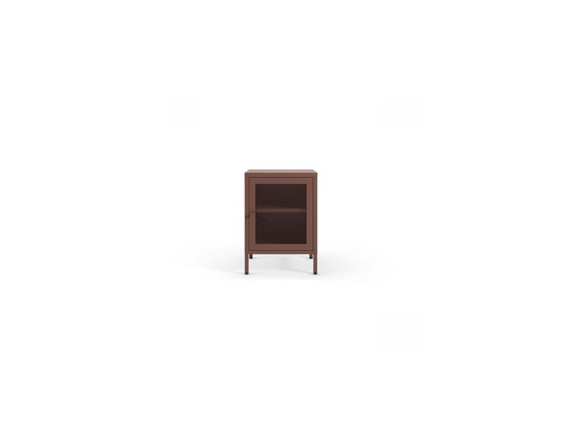 Clara - Table De Chevet 1 Porte - Métal Édition Limitée