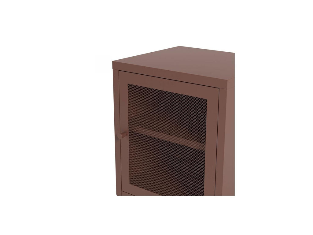 Clara - Table De Chevet 1 Porte - Métal Édition Limitée