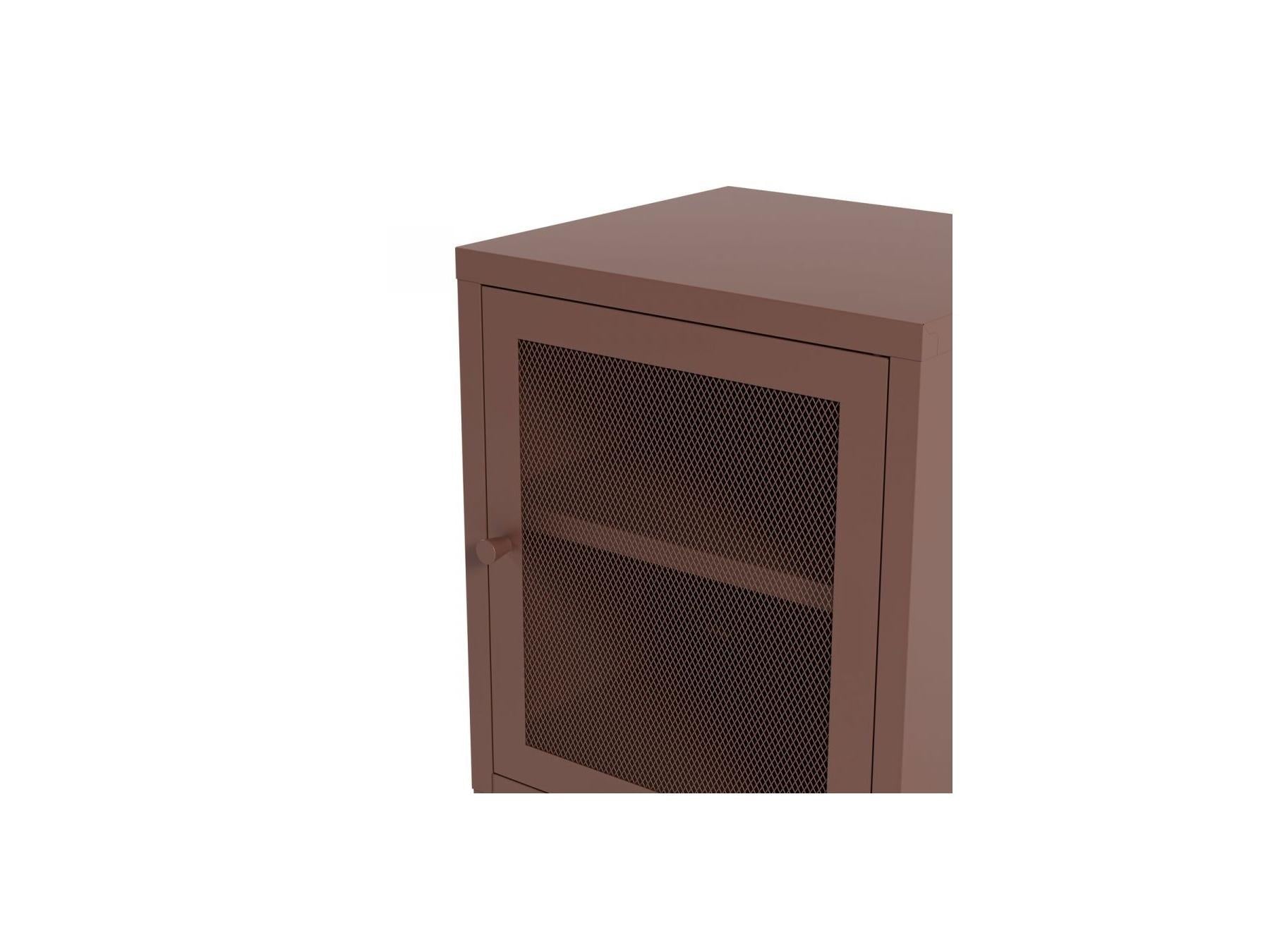 Clara - Table De Chevet 1 Porte - Métal Édition Limitée