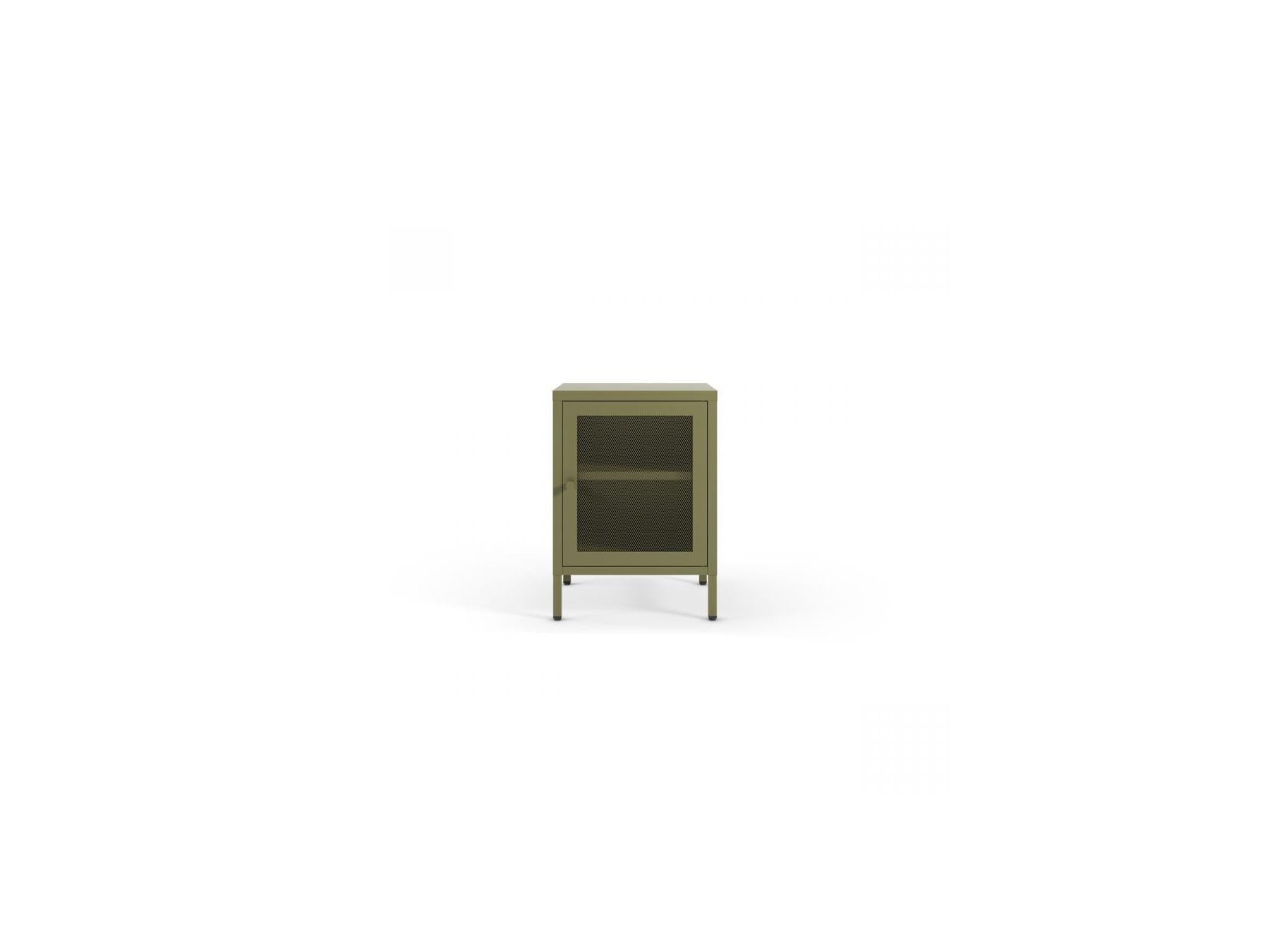 Clara - Table De Chevet 1 Porte - Métal Édition Limitée