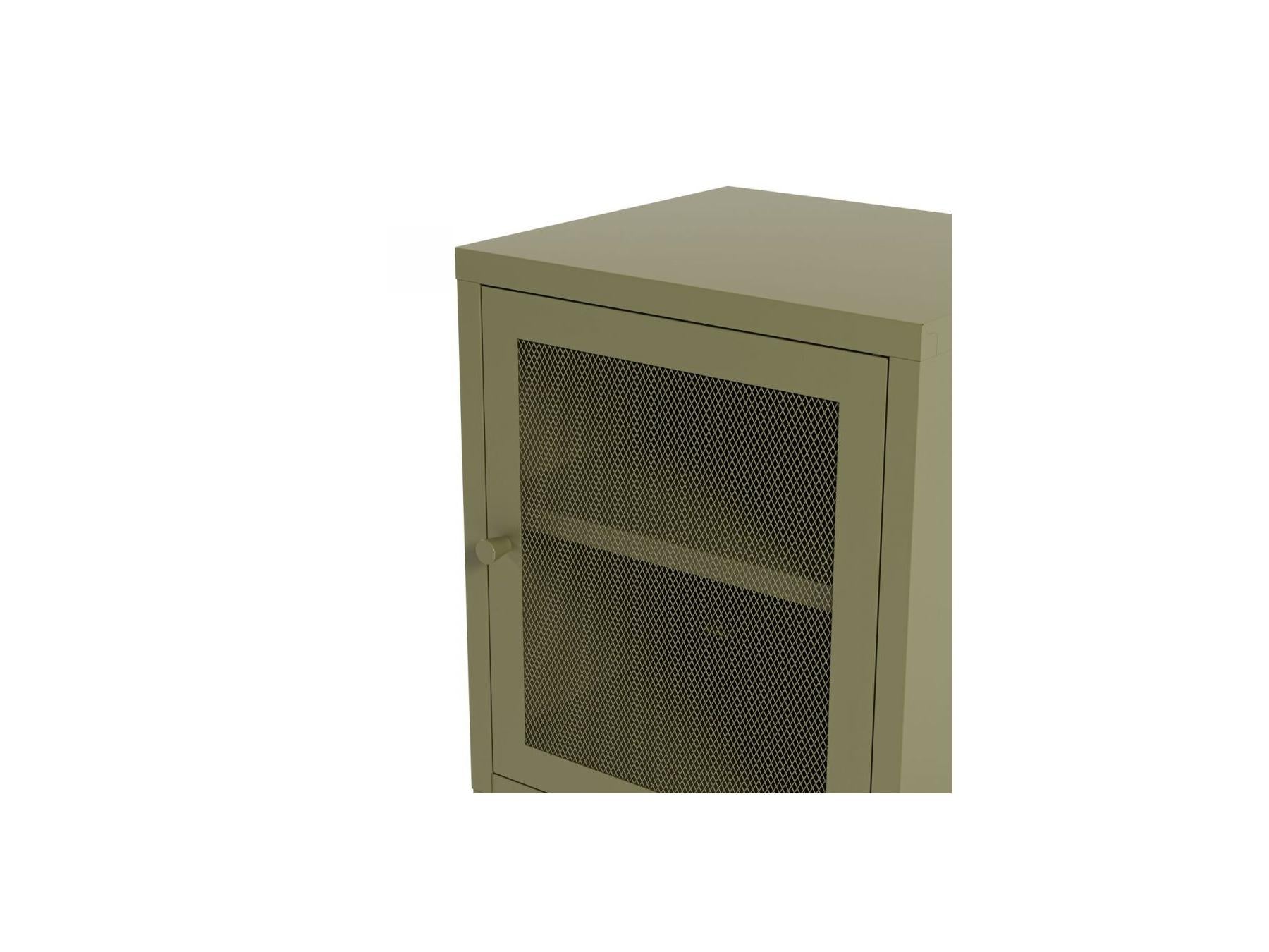 Clara - Table De Chevet 1 Porte - Métal Édition Limitée