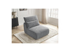 Jana - Chauffeuse 1 Place Avec Têtière Pour Canapé Modulable - Tissu Texturé