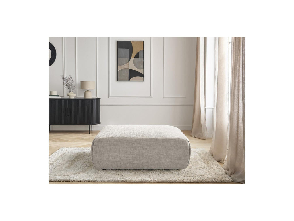 Jana - Pouf Grand - Tissu Texturé