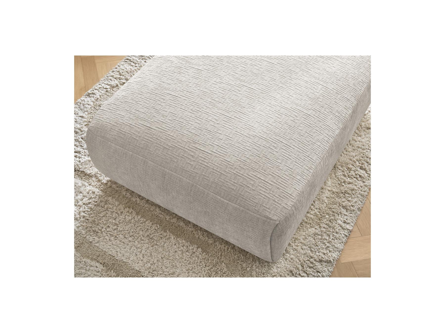 Jana - Pouf Grand - Tissu Texturé