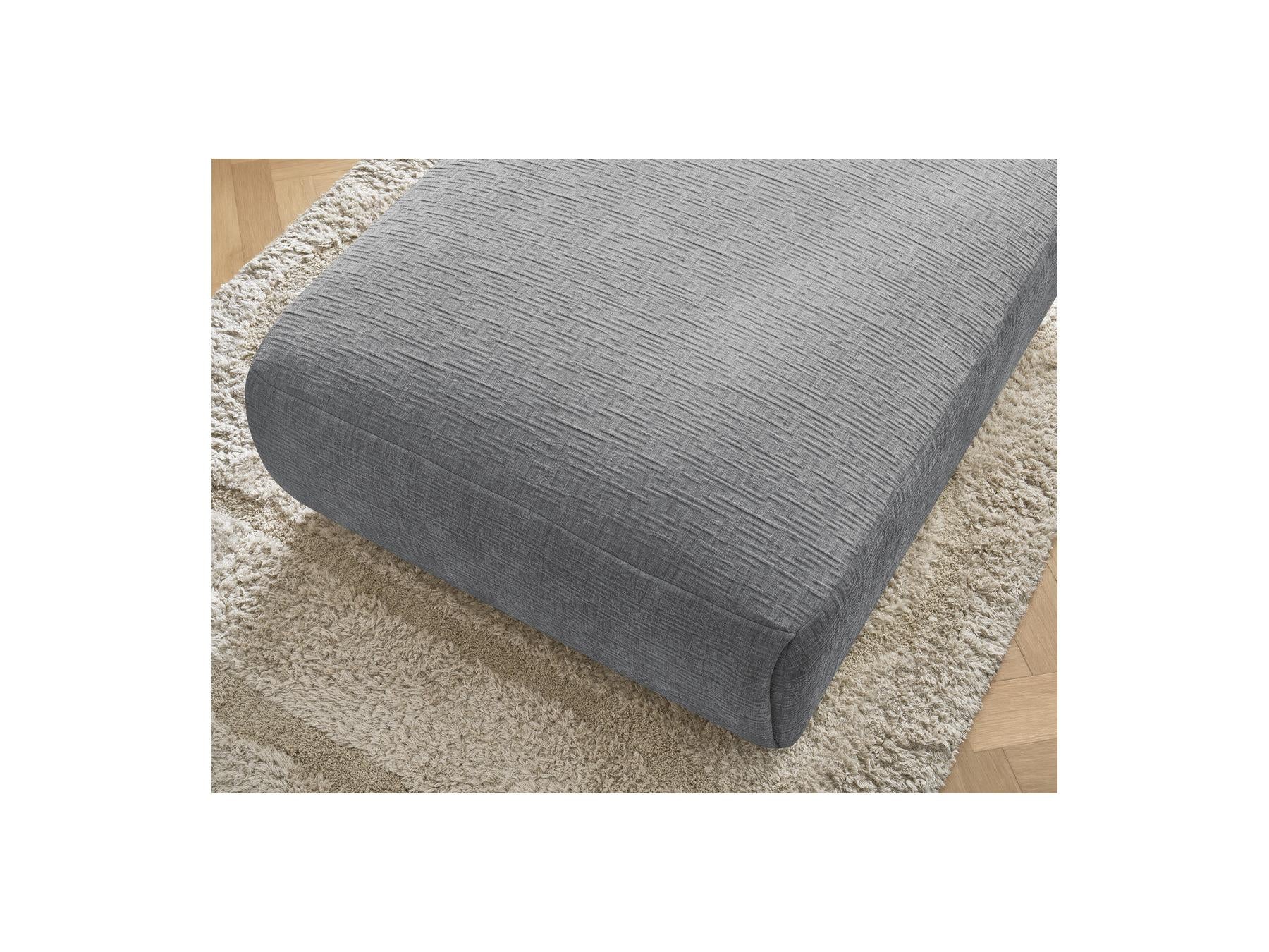 Jana - Pouf Grand - Tissu Texturé