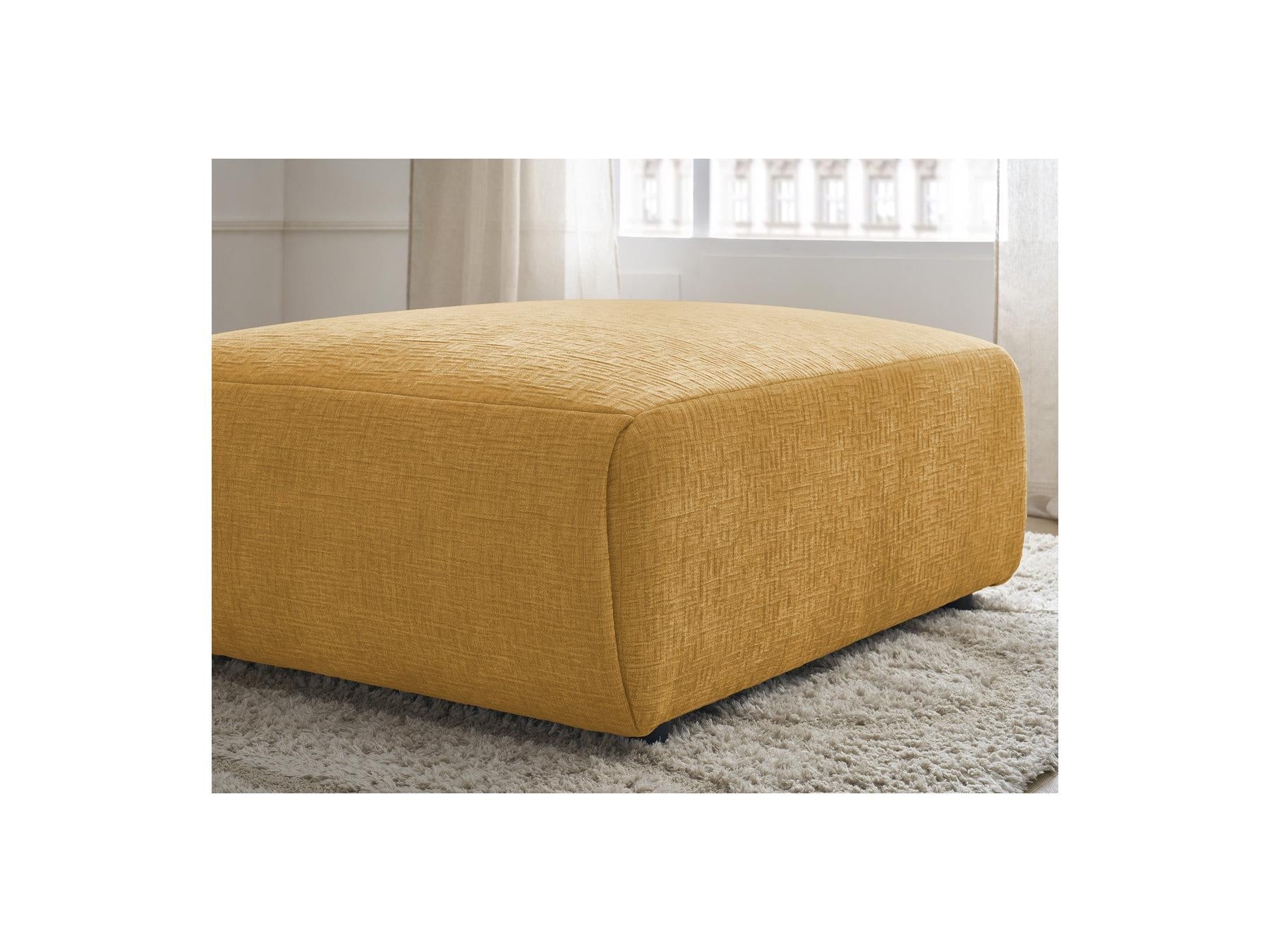 Jana - Pouf Grand - Tissu Texturé
