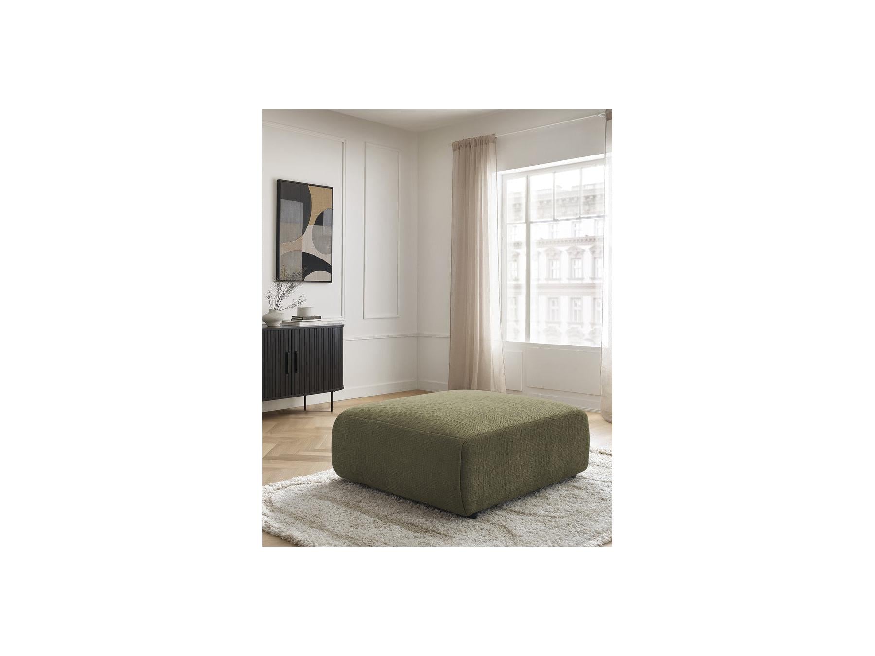 Jana - Pouf Grand - Tissu Texturé