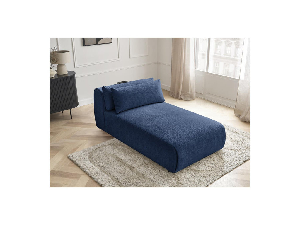Jana - Méridienne Avec Têtière Pour Canapé Modulable - Tissu Texturé