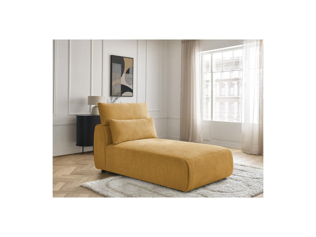 Jana - Méridienne Avec Têtière Pour Canapé Modulable - Tissu Texturé