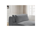 Jana - Chauffeuse 1 Place Avec Têtière Pour Canapé Modulable - Tissu Chiné