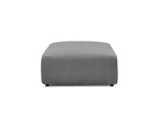 Jana - Pouf Grand - Tissu Chiné