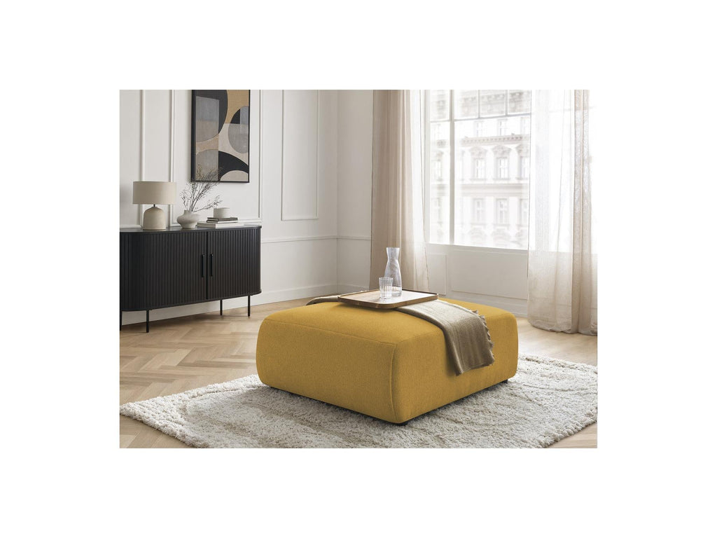 Jana - Pouf Grand - Tissu Chiné