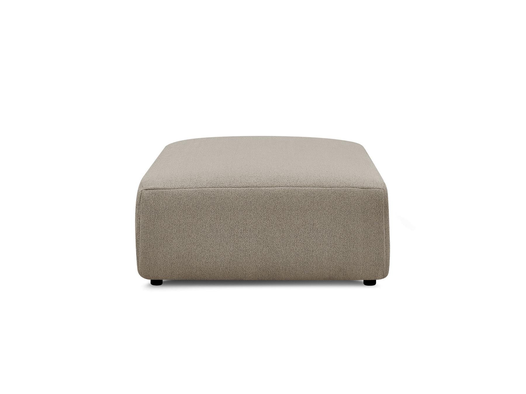 Jana - Pouf Grand - Tissu Chiné