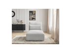 Jana - Méridienne Avec Têtière Pour Canapé Modulable - Tissu Chiné
