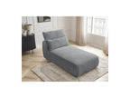 Jana - Méridienne Avec Têtière Pour Canapé Modulable - Tissu Chiné