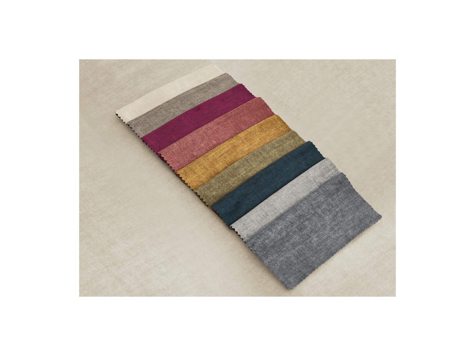 Jana - Angle Avec Têtière Pour Canapé Modulable - Tissu Velours
