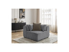 Jana - Angle Avec Têtière Pour Canapé Modulable - Tissu Velours