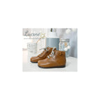Chaussures Bottillons Victoire - Cuir Camel - Fille