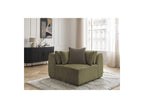 Jana - Angle Avec Têtière Pour Canapé Modulable - Tissu Velours