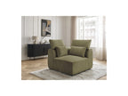 Jana - Angle Avec Têtière Pour Canapé Modulable - Tissu Velours