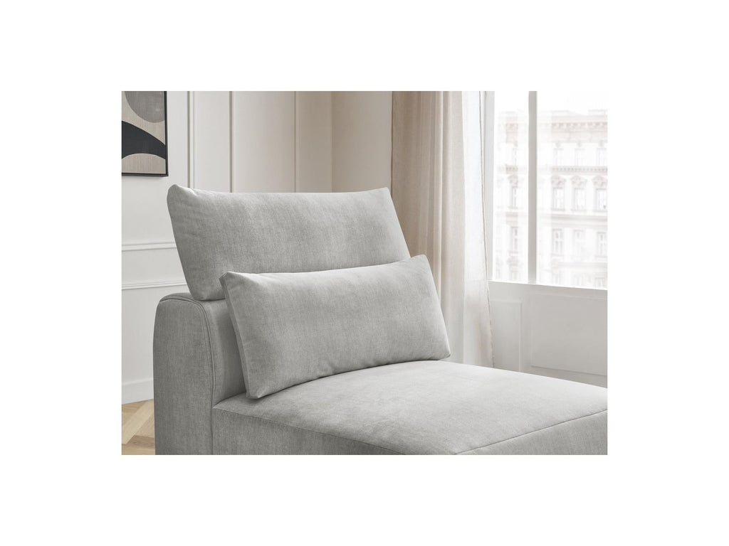 Jana - Chauffeuse 1 Place Avec Têtière Pour Canapé Modulable - Tissu Velours