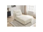 Jana - Méridienne Avec Têtière Pour Canapé Modulable - Tissu Velours