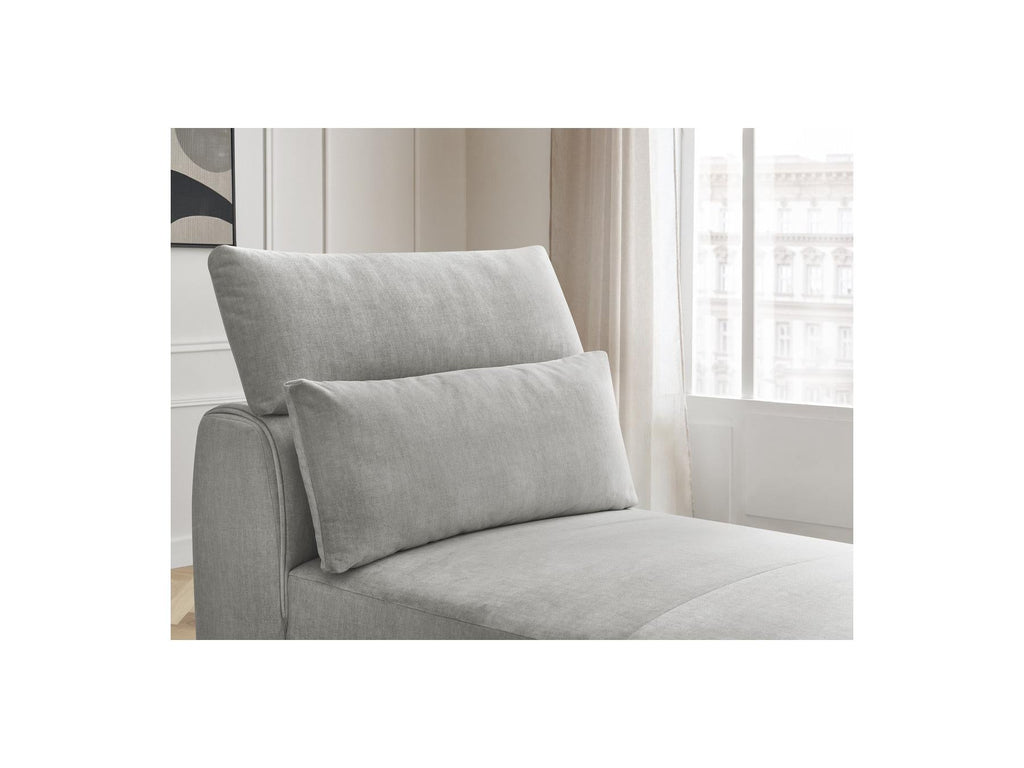 Jana - Méridienne Avec Têtière Pour Canapé Modulable - Tissu Velours