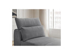 Jana - Méridienne Avec Têtière Pour Canapé Modulable - Tissu Velours