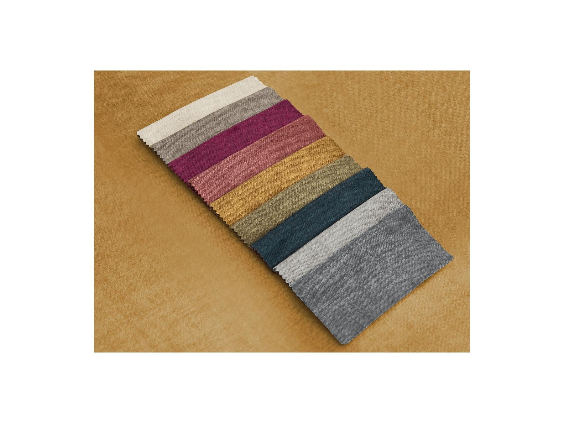 Jana - Méridienne Avec Têtière Pour Canapé Modulable - Tissu Velours