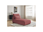 Jana - Méridienne Avec Têtière Pour Canapé Modulable - Tissu Velours