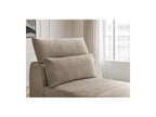 Jana - Méridienne Avec Têtière Pour Canapé Modulable - Tissu Velours