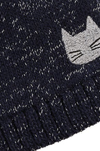Petit Bateau - Bonnet - Bleu Marine Chiné - Enfant Fille