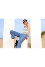 Le Top Rosita Zigzag Blue