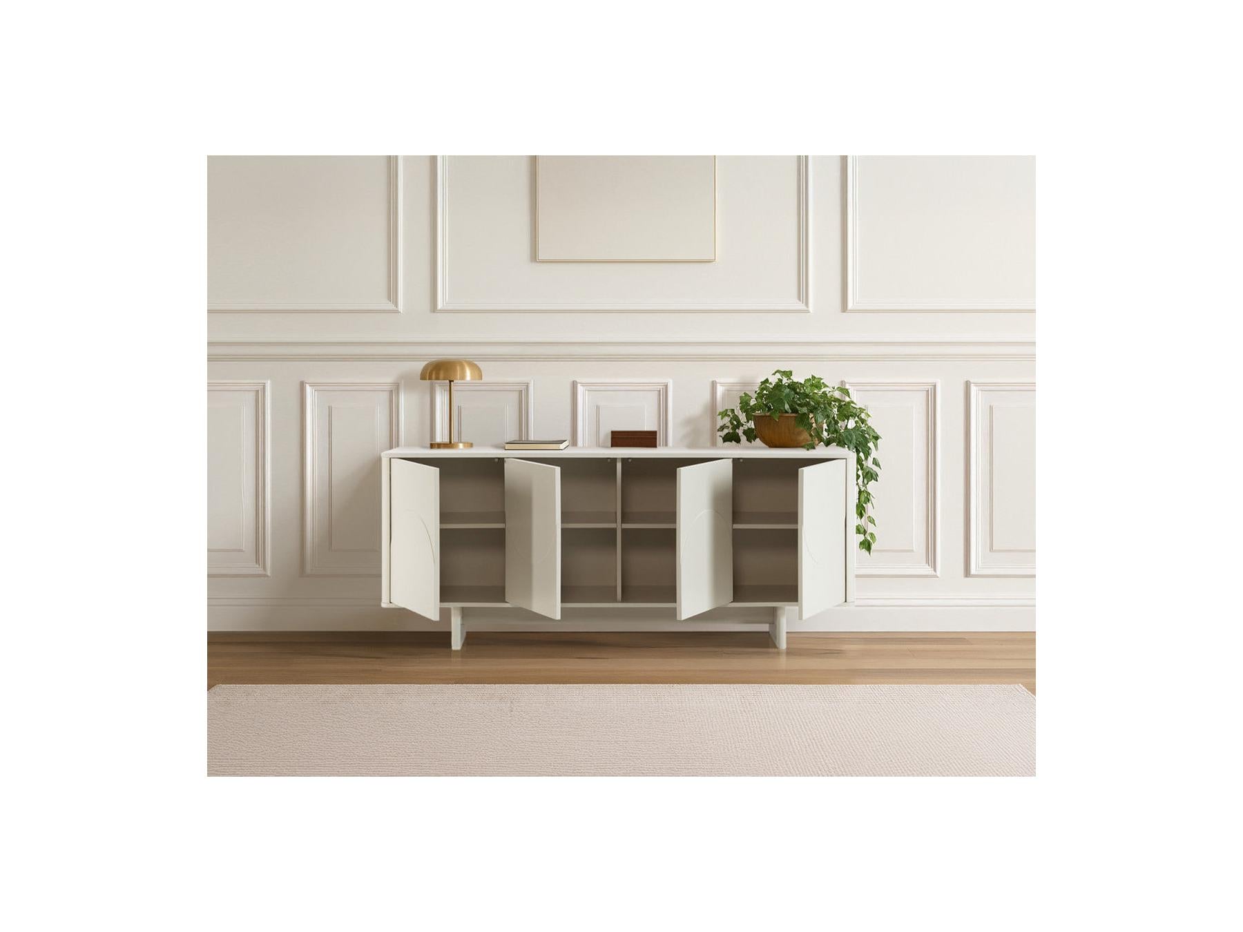 Esteban - Buffet 4 Portes - Formes Géométriques