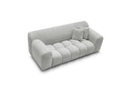 Melisse - Canapé Droit Fixe 2 Places - Tissu Texturé