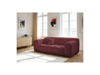 Melisse - Canapé Droit Fixe 2 Places - Tissu Chiné