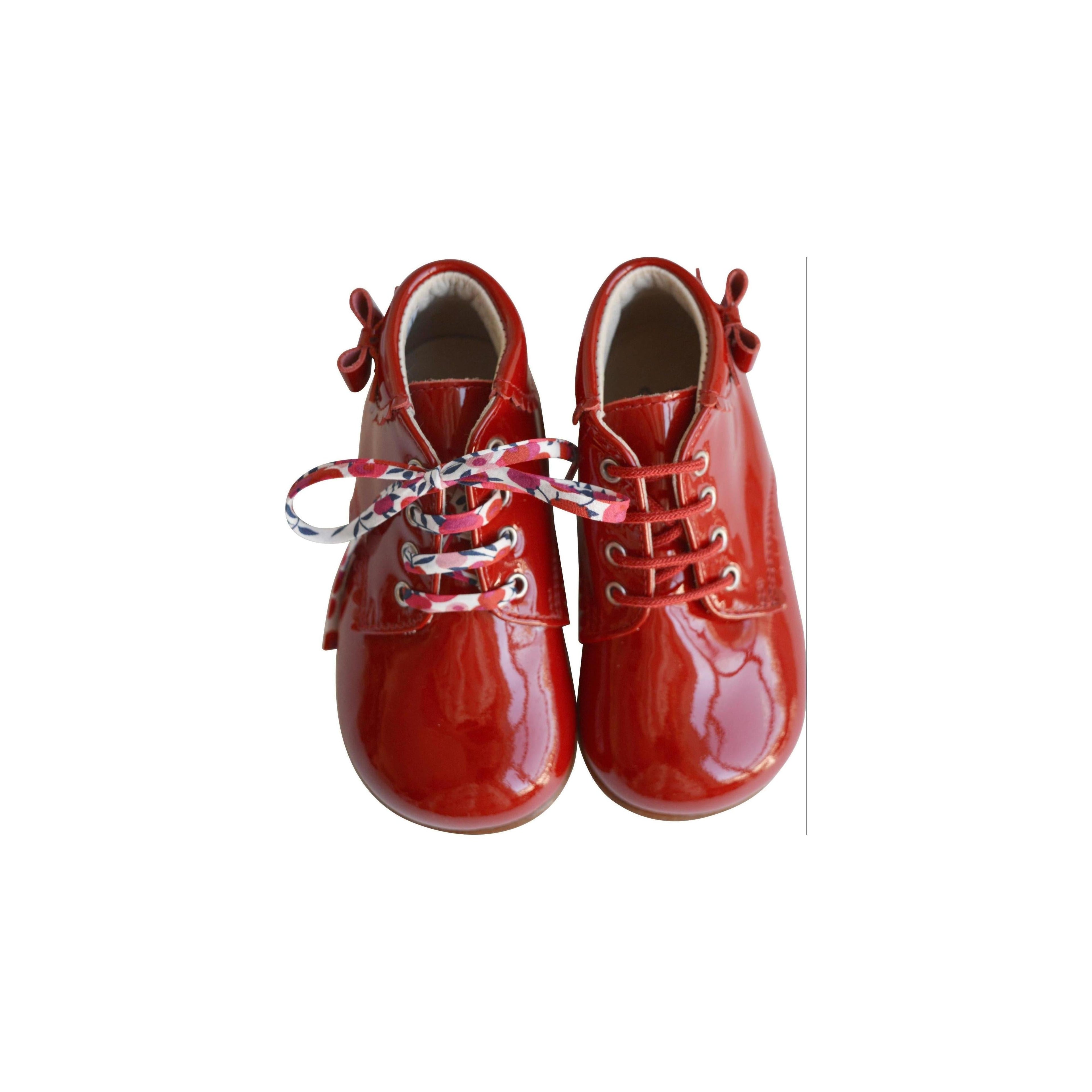 Chaussures Bottillons Victoire - Vernis Rouge - Fille