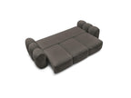 Montaigne - Canapé Droit Convertible Coffre 3 Places - Tissu Bouclette