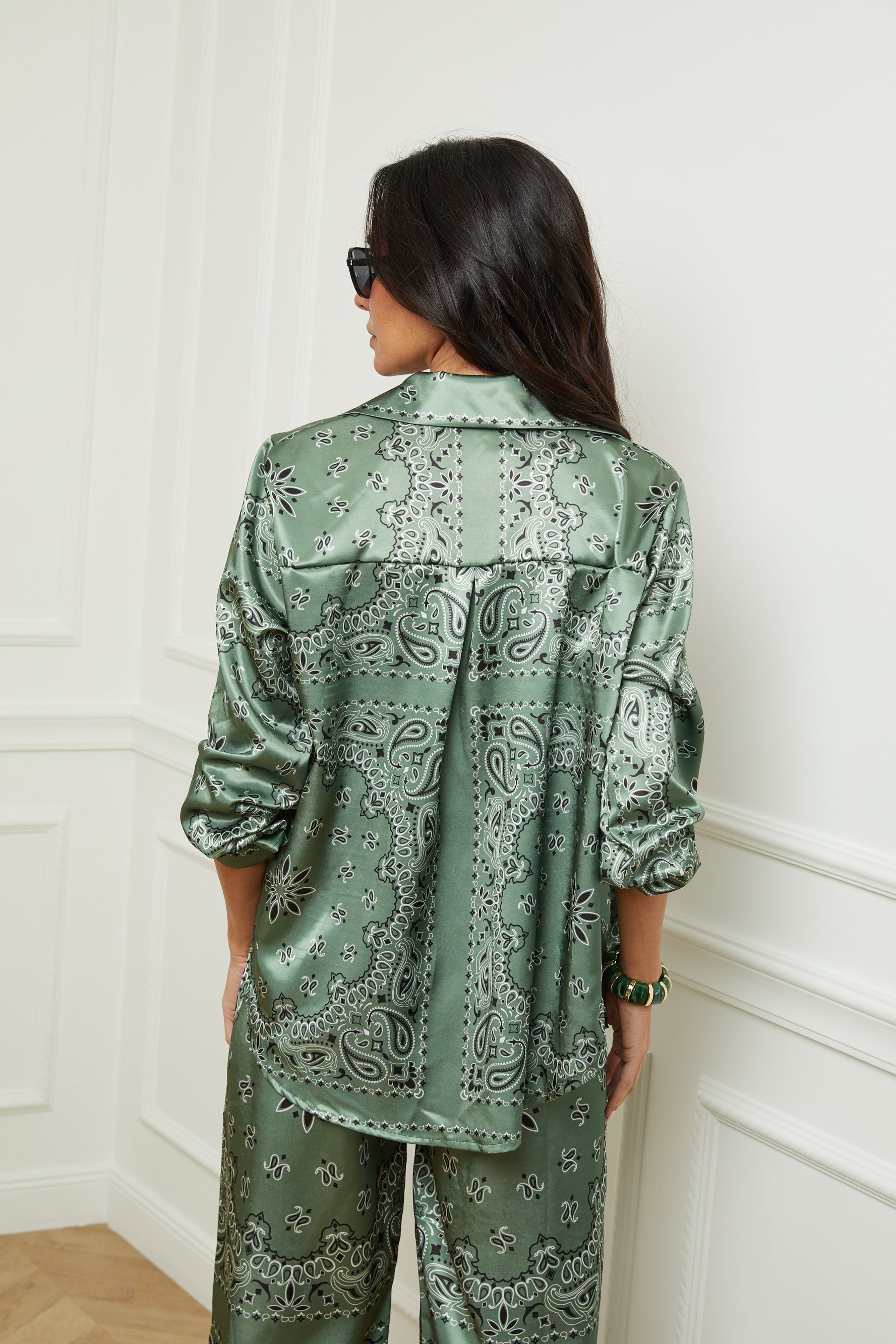 Chemise Bandana - Kaki