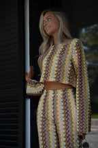 Blouse Brodée Yolande - Jaune
