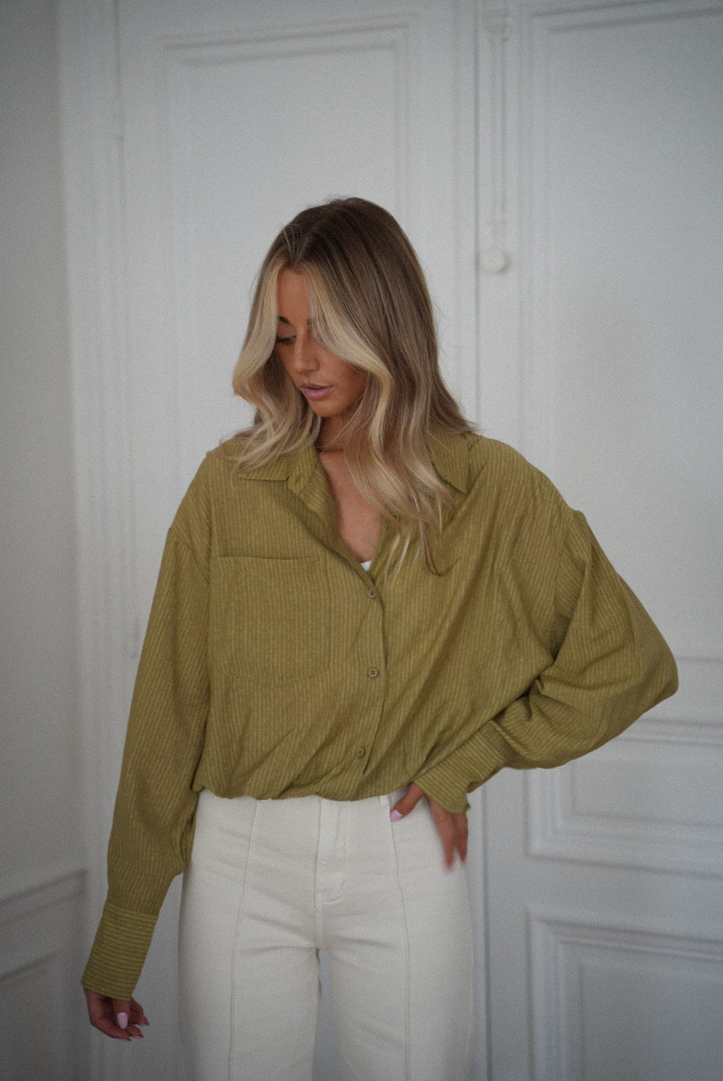Blouse Courte Miranda - Verte