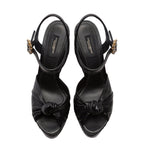 Dolce & Gabbana Wedge Sandals - Black - Femme