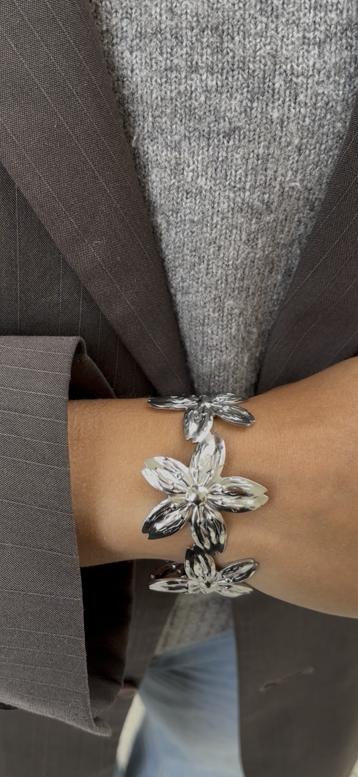 Bracelet Flower Bangle