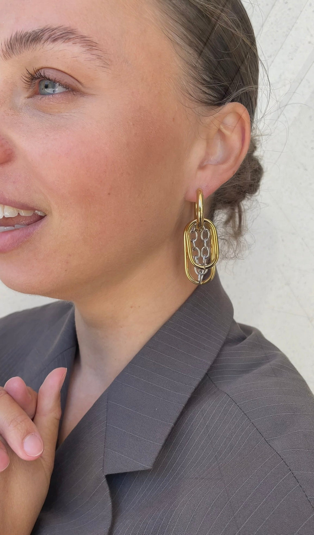 Boucles D'Oreilles Asymmetric Grunge