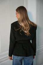 Veste Blazer En Laine Olivia - Vert Sapin