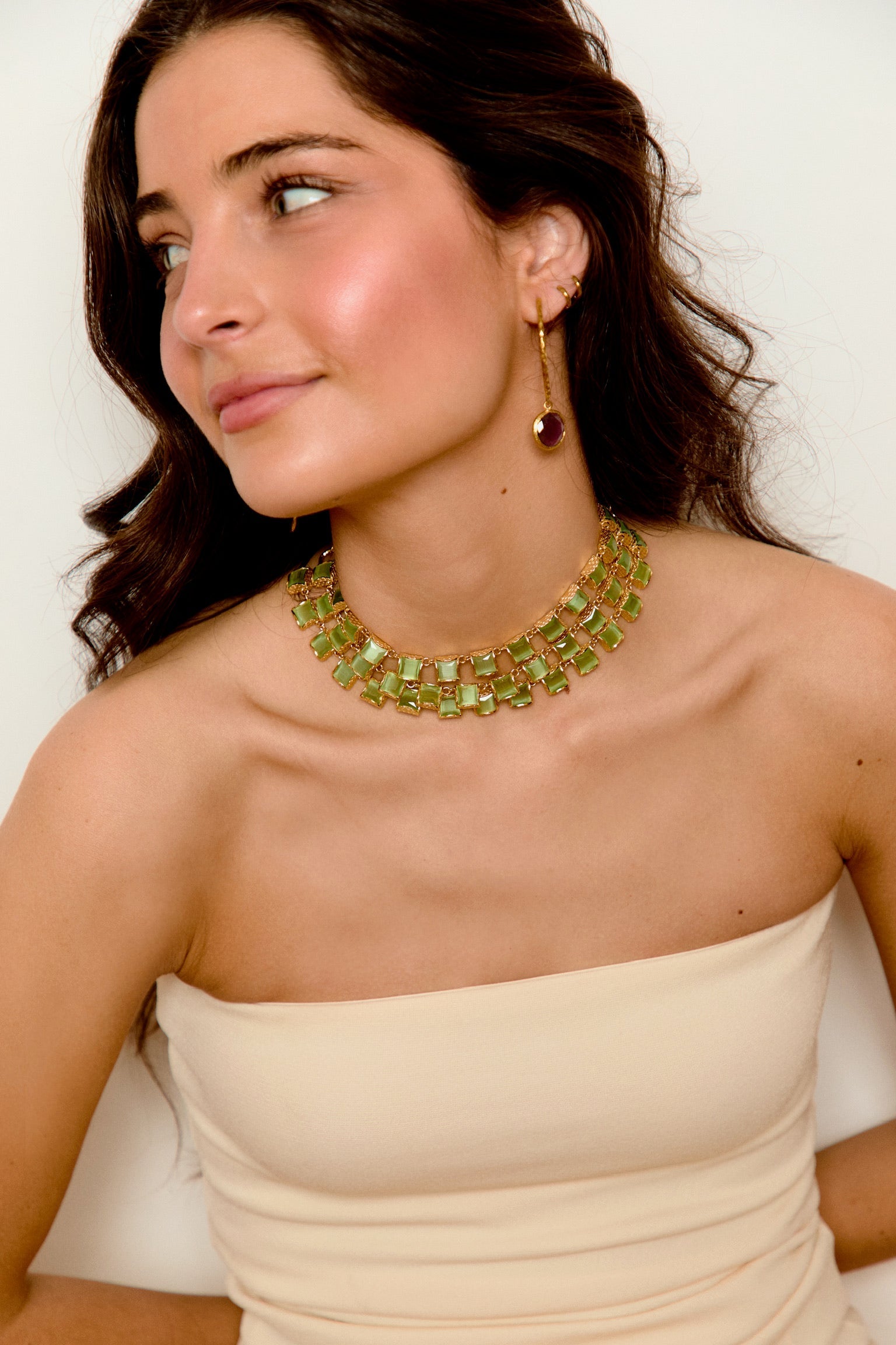 Boucles D'Oreilles Garnet