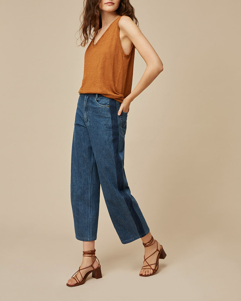 Harris Wilson - Tee Shirt -  Theophile -  Noisette  - Femme