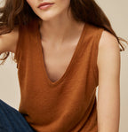 Harris Wilson - Tee Shirt -  Theophile -  Noisette  - Femme